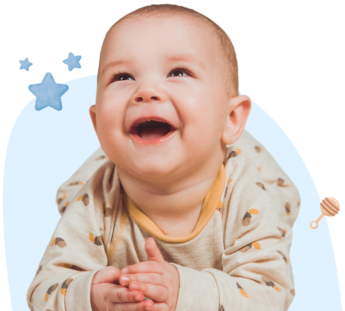 Caring teachers working with children