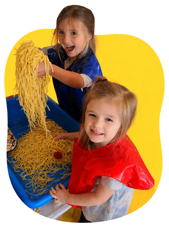 Children learning through hands-on activities